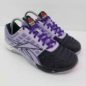 Reebok Crossfit Nano 3.0 Womens Size 9 Purple Black Athletic Sneaker Shoes V5324